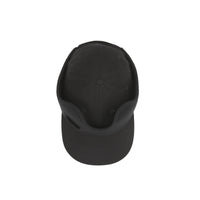 Casquette de baseball en gabardine de coton avec découpe - Black