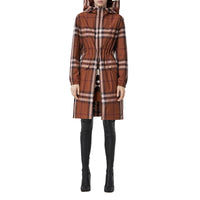 Parka légère à motif check - Dark Birch Brown Check