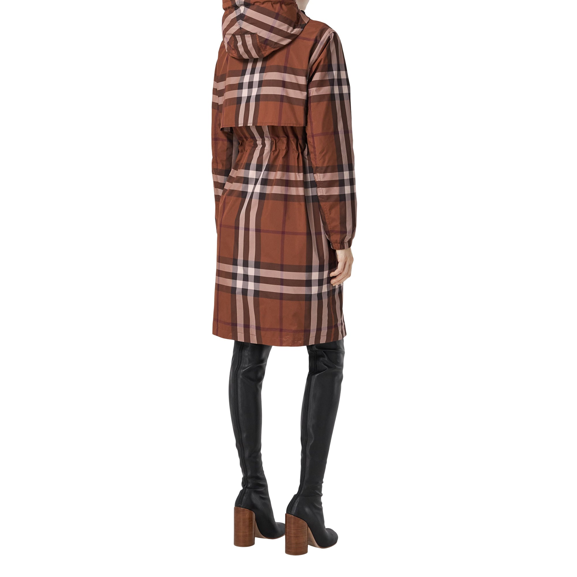 Parka légère à motif check - Dark Birch Brown Check