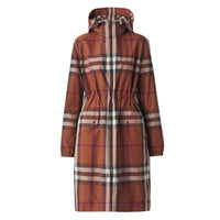Parka légère à motif check - Dark Birch Brown Check