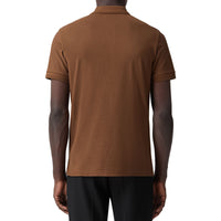 Polo en piqué de coton - Dark Birch Brown