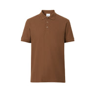Polo en piqué de coton - Dark Birch Brown