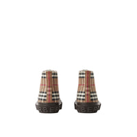 Sneakers montantes à motif check - Birch Brown Check