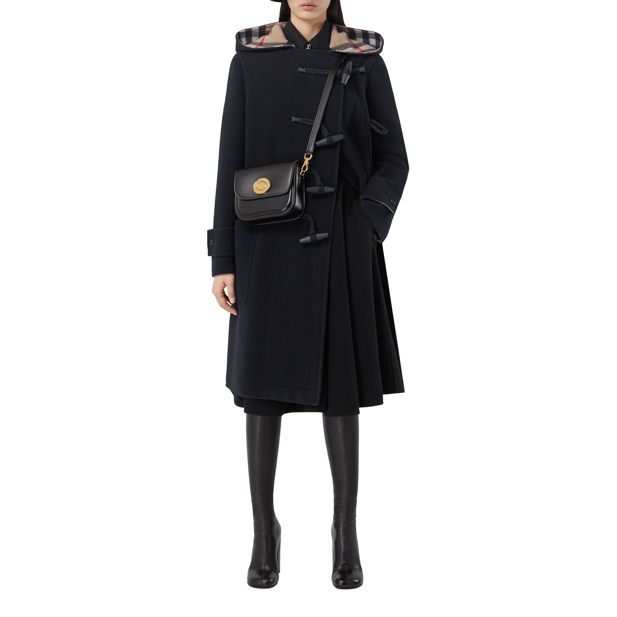 Petit sac Elizabeth en cuir - Black