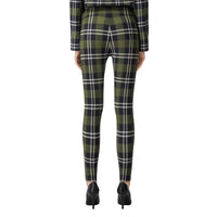 Legging stretch Vintage Check - Dark Olive Green Check