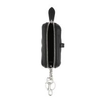 Pochette Lola en cuir d'agneau matelassé - Black
