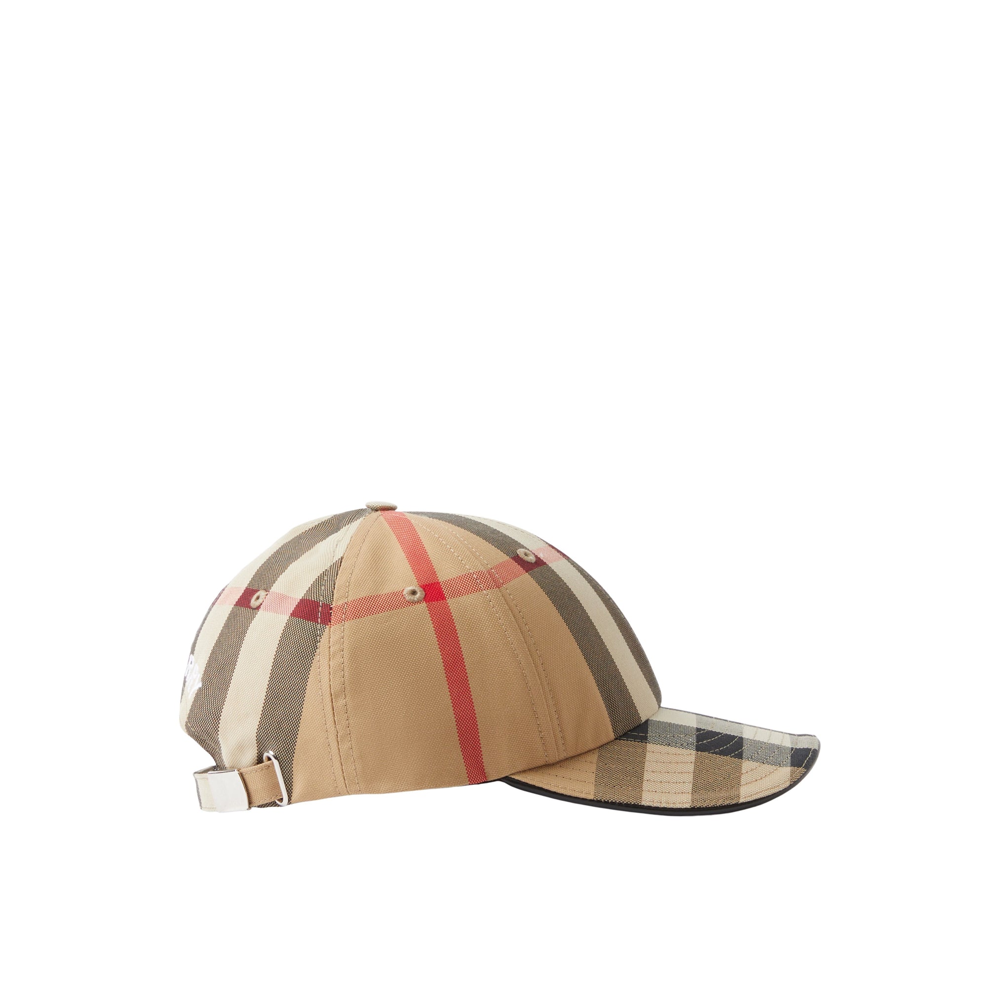 Casquette à motif check - Archive Beige Check