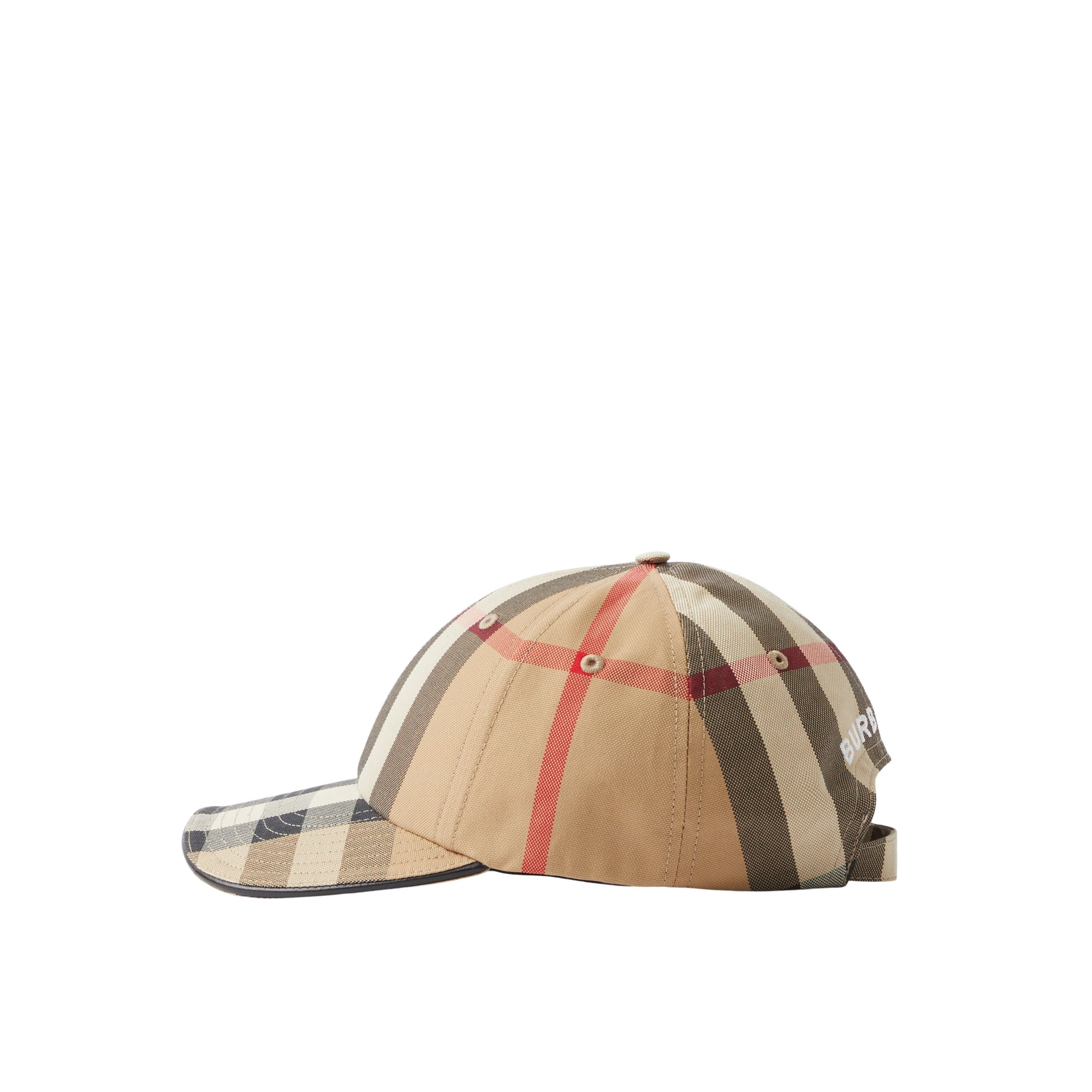 Casquette à motif check - Archive Beige Check