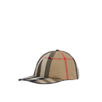 Casquette à motif check - Archive Beige Check