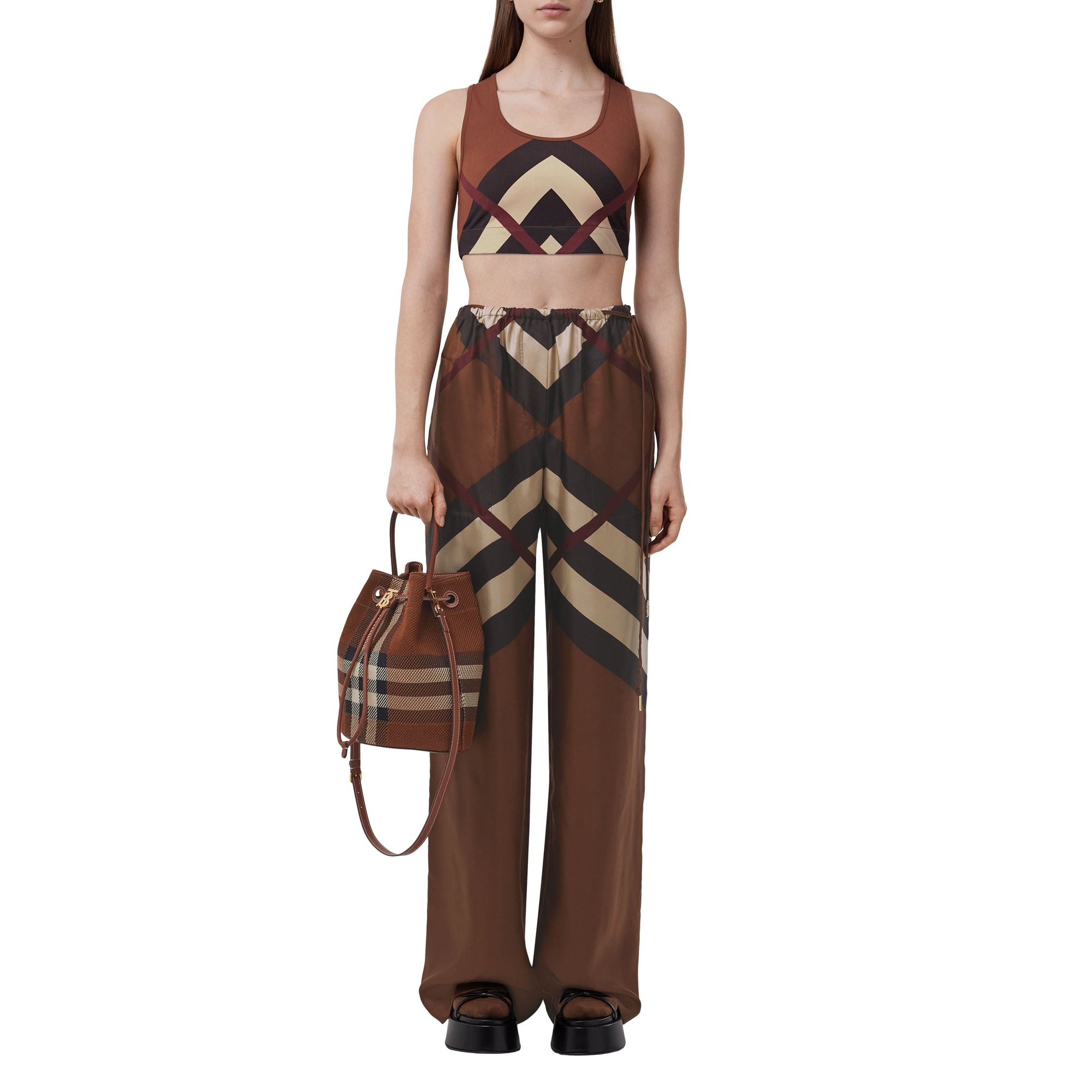 Petit sac seau TB - Dark Birch Brown