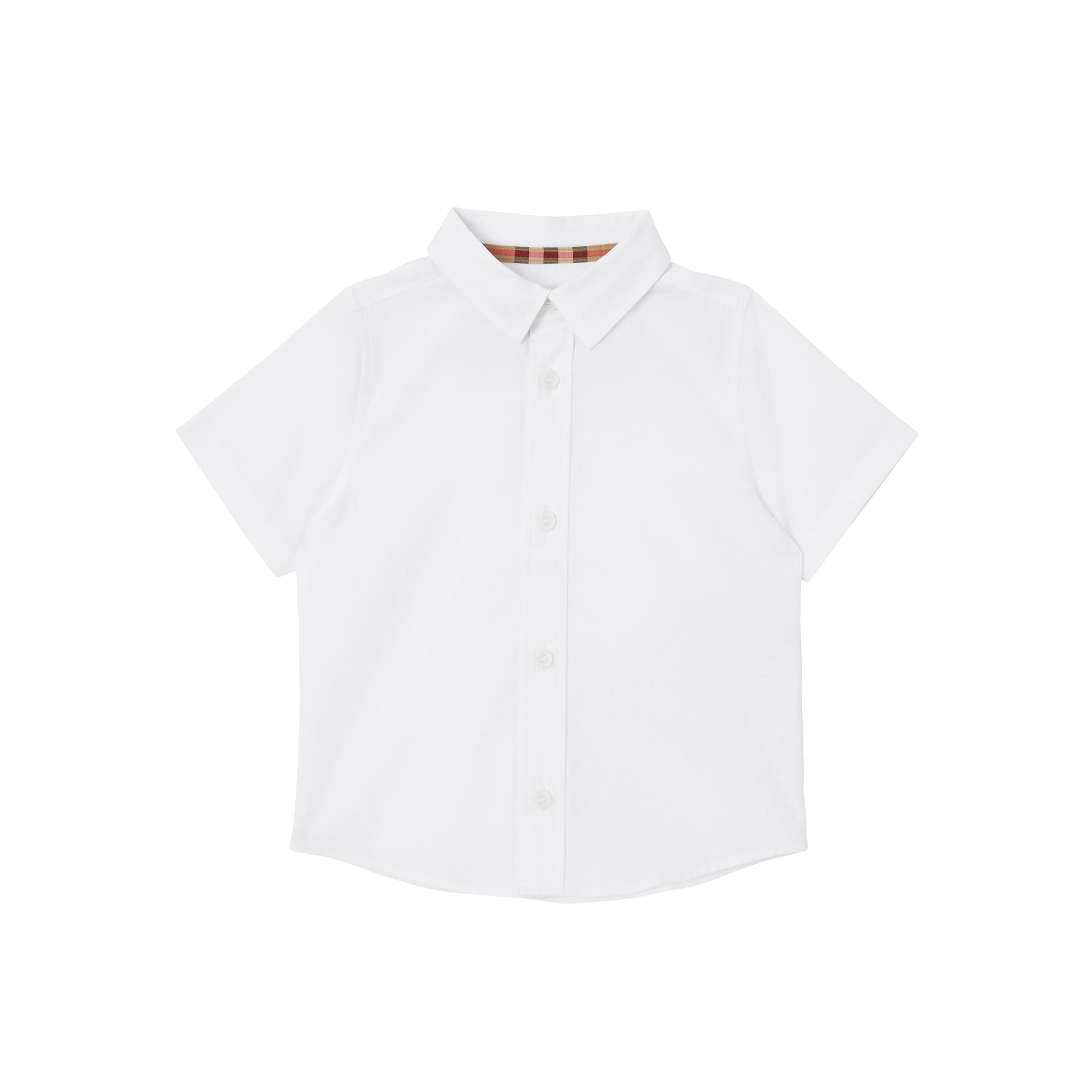 Chemise à manches courtes à logo - White