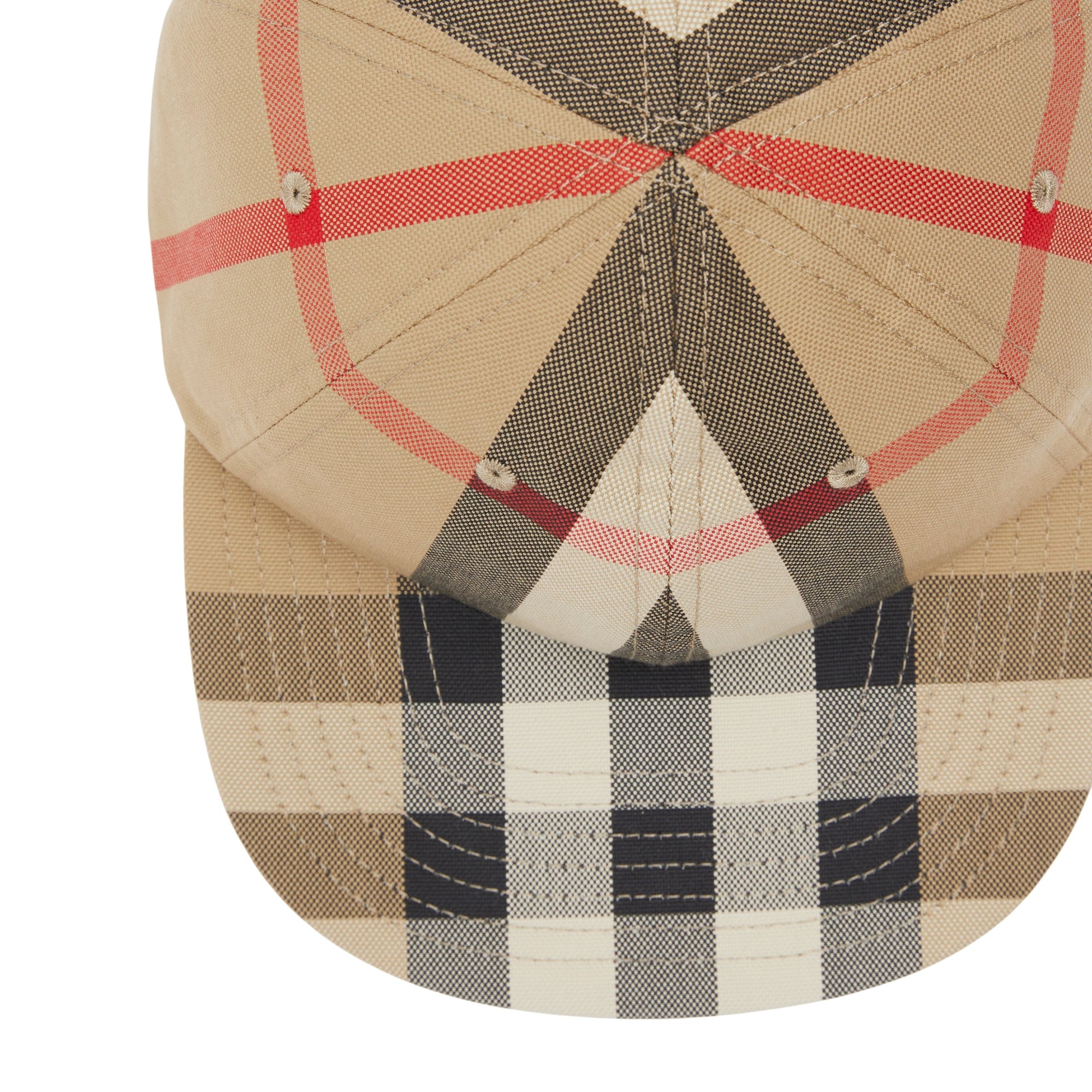 Casquette réversible à motif Vintage check - Archive Beige Check
