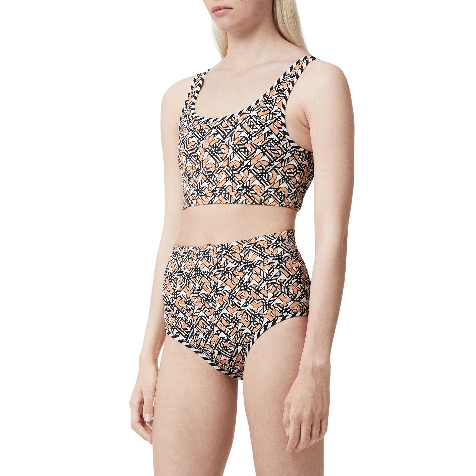 Bikini stretch Monogram - Whitetern
