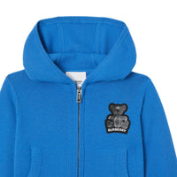 Sweat à capuche en cachemire - Canvas Blue