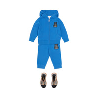 Sweat à capuche en cachemire - Canvas Blue