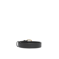 Ceinture en cuir monogramme - Black & Light Gold