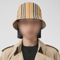 Bob réversible à rayures iconiques - Archive Beige