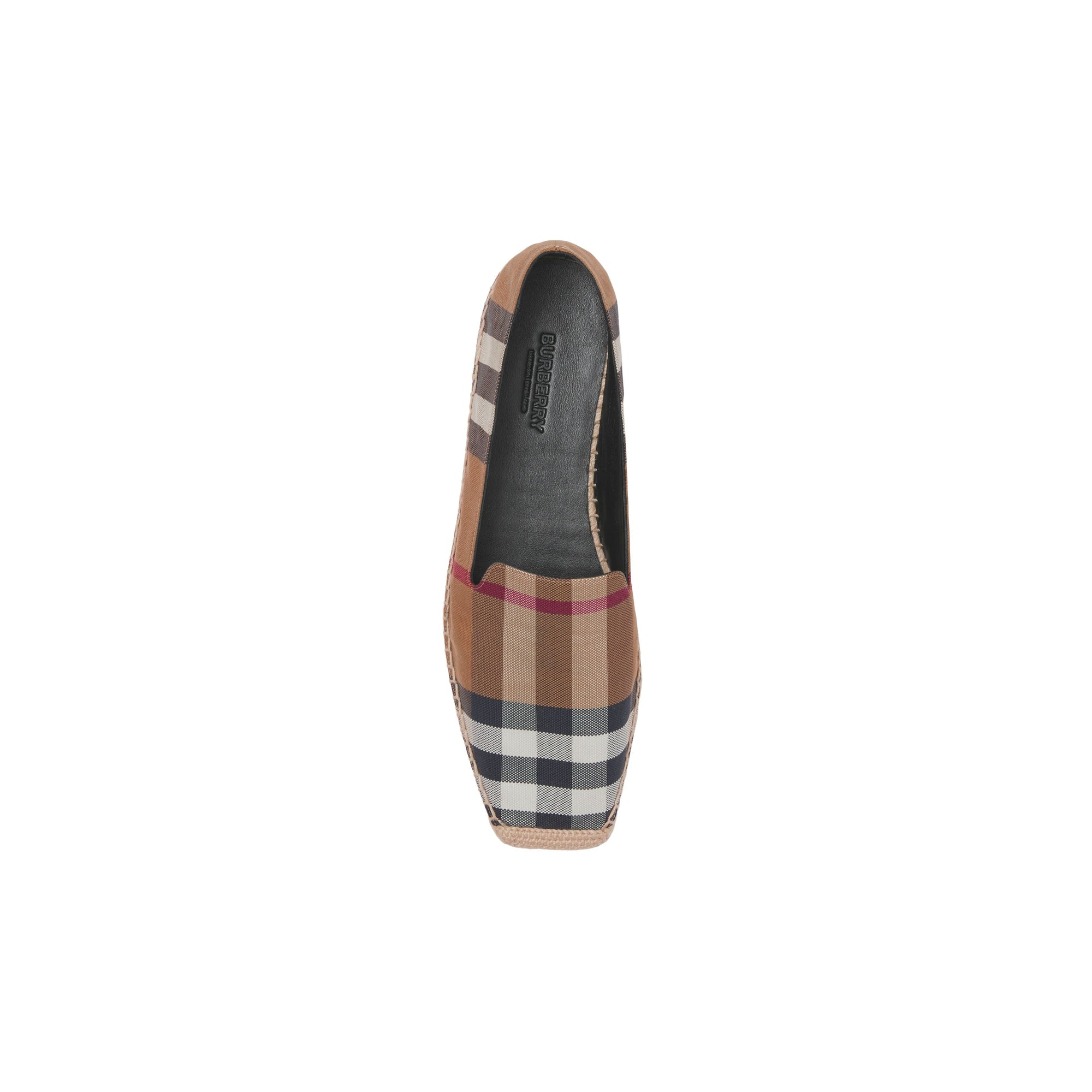 Espadrilles en coton à carreaux - Birch Brown Check