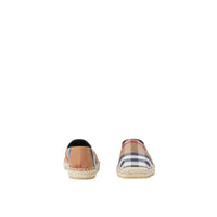 Espadrilles en coton à carreaux - Birch Brown Check