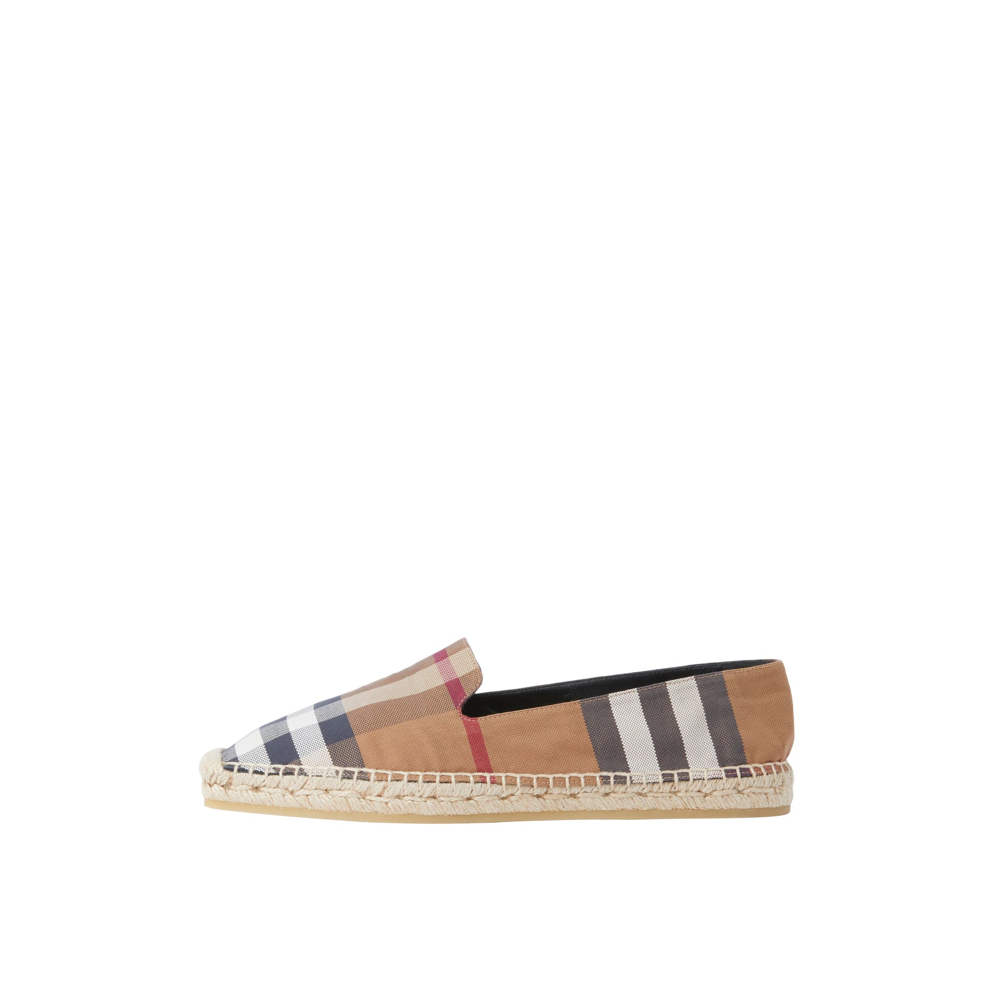 Espadrilles en coton à carreaux - Birch Brown Check