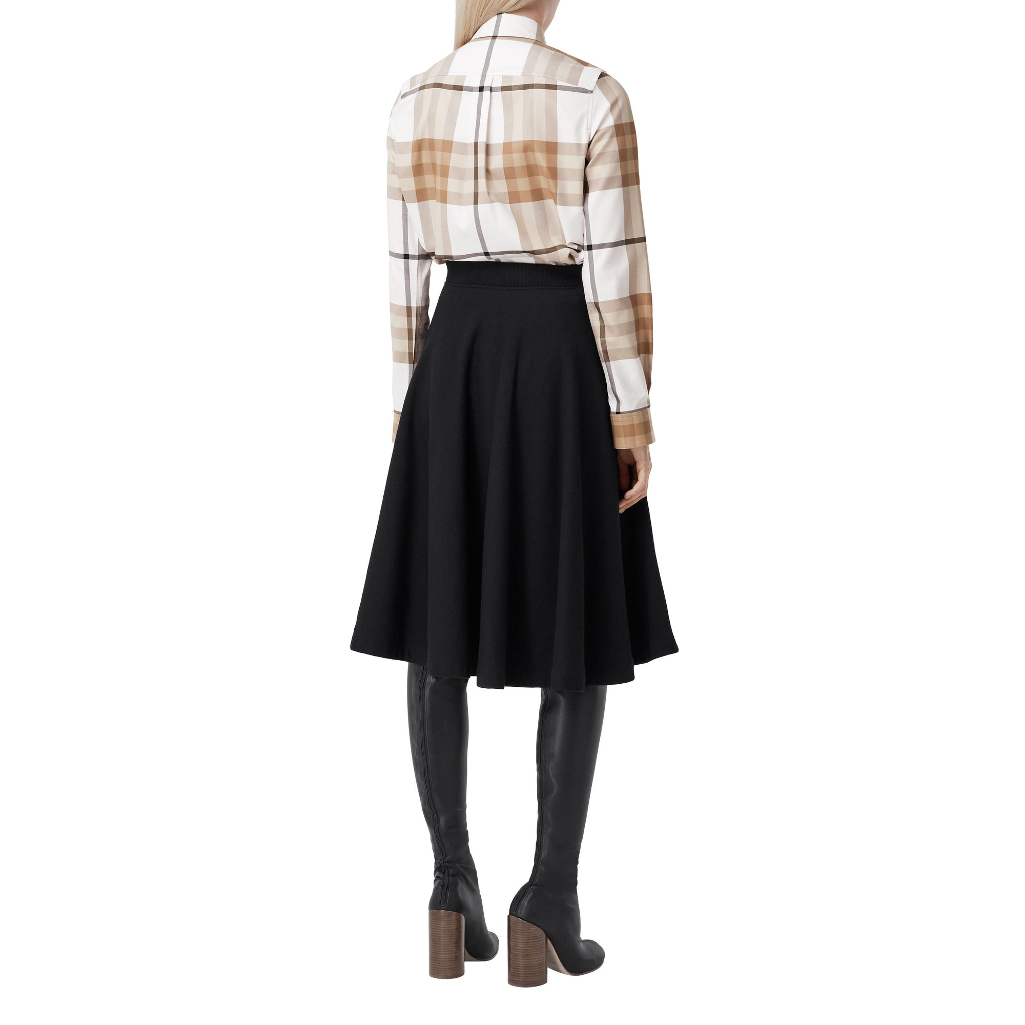 Chemise à motif check - Frosted White Check