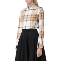 Chemise à motif check - Frosted White Check