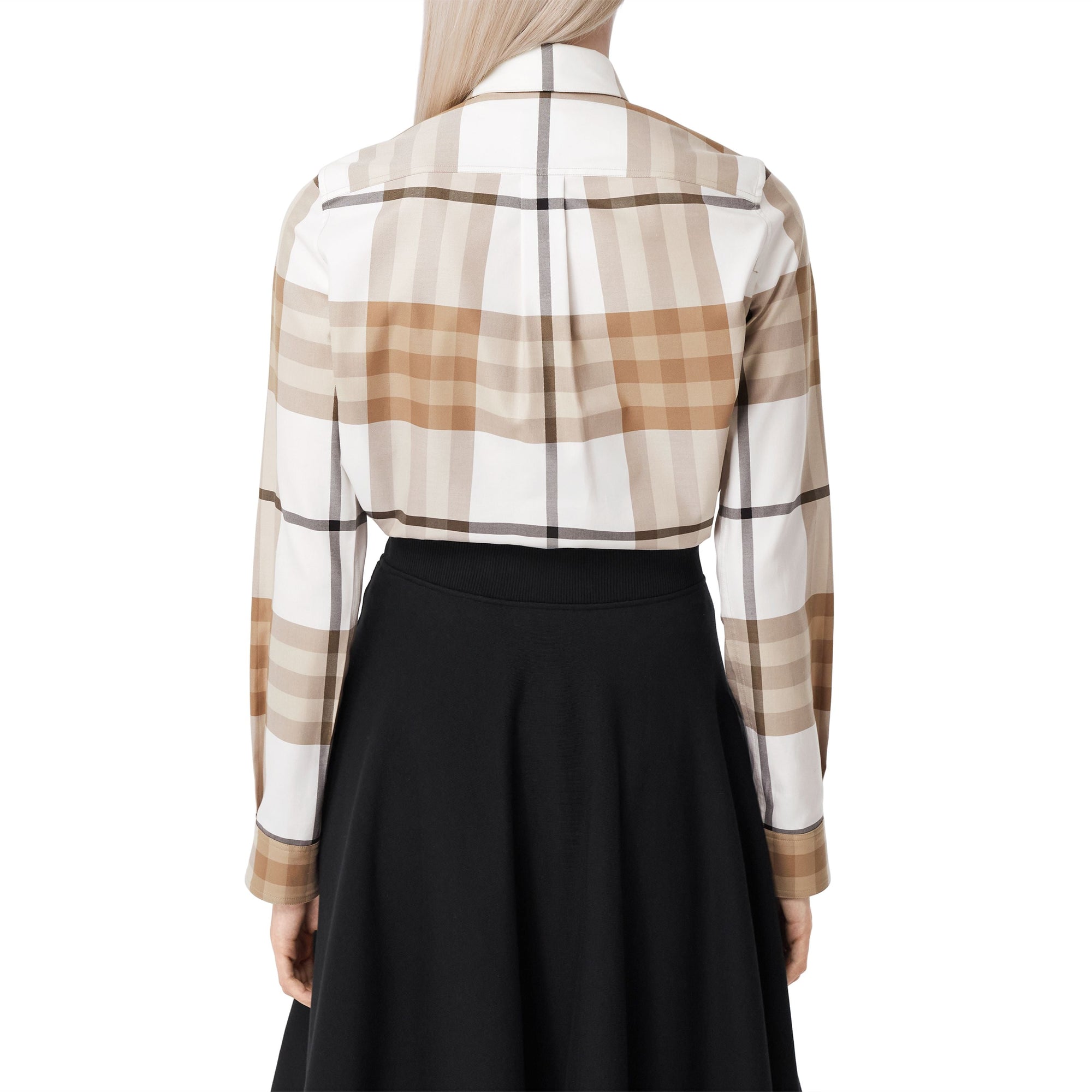 Chemise à motif check - Frosted White Check