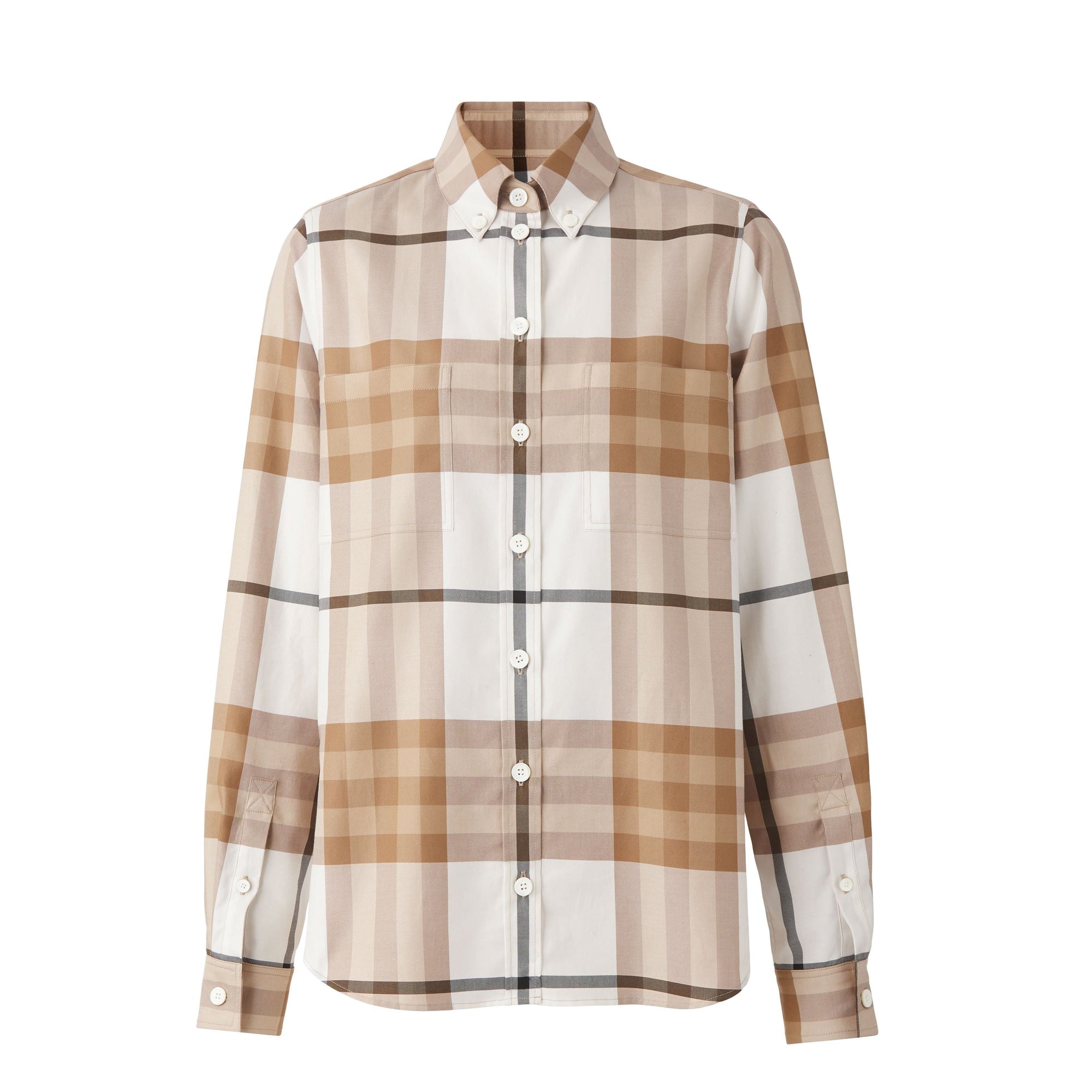 Chemise à motif check - Frosted White Check