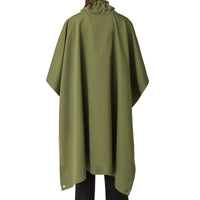 Cape en coton et soie - Olive