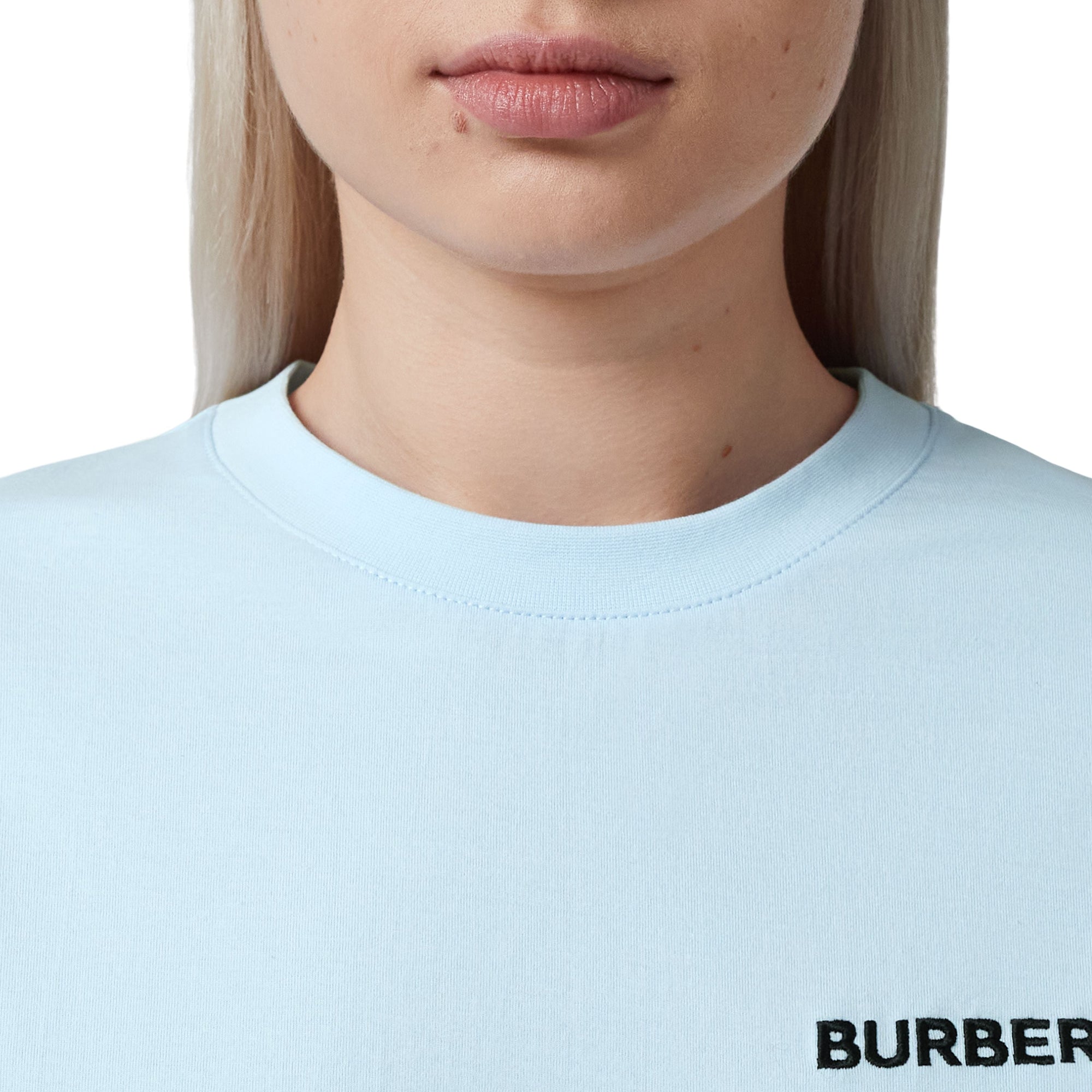 T-shirt en coton Monogram - Pale Blue