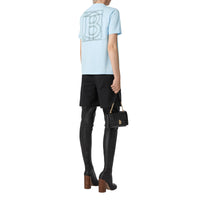 T-shirt en coton Monogram - Pale Blue