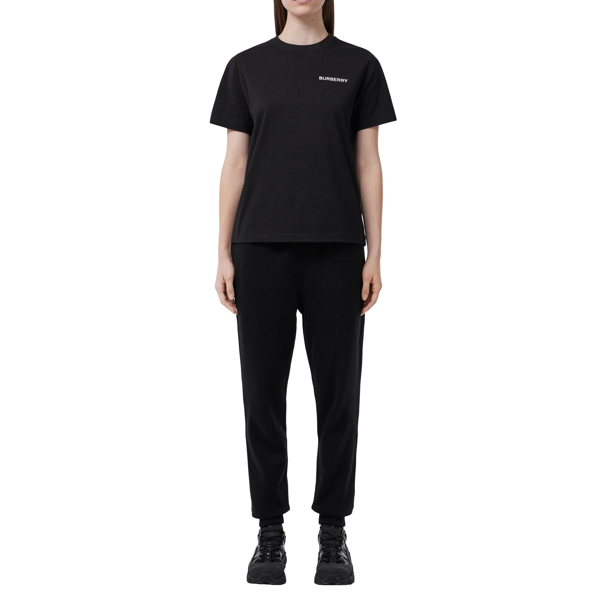 Pantalon de survêtement à broderie large - Black