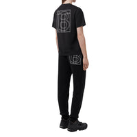 Pantalon de survêtement à broderie large - Black