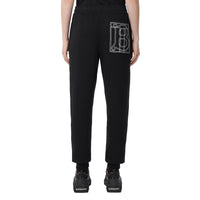 Pantalon de survêtement à broderie large - Black