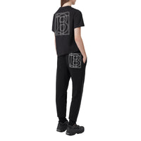 Pantalon de survêtement à broderie large - Black