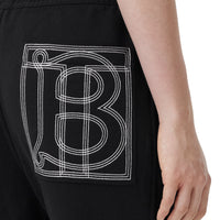 Pantalon de survêtement à broderie large - Black
