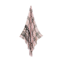 Écharpe en laine & soie à motif Horseferry check - Pale Pink