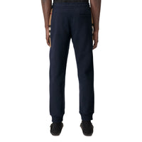 Pantalon de survêtement à empiècements à carreaux - Coal Blue
