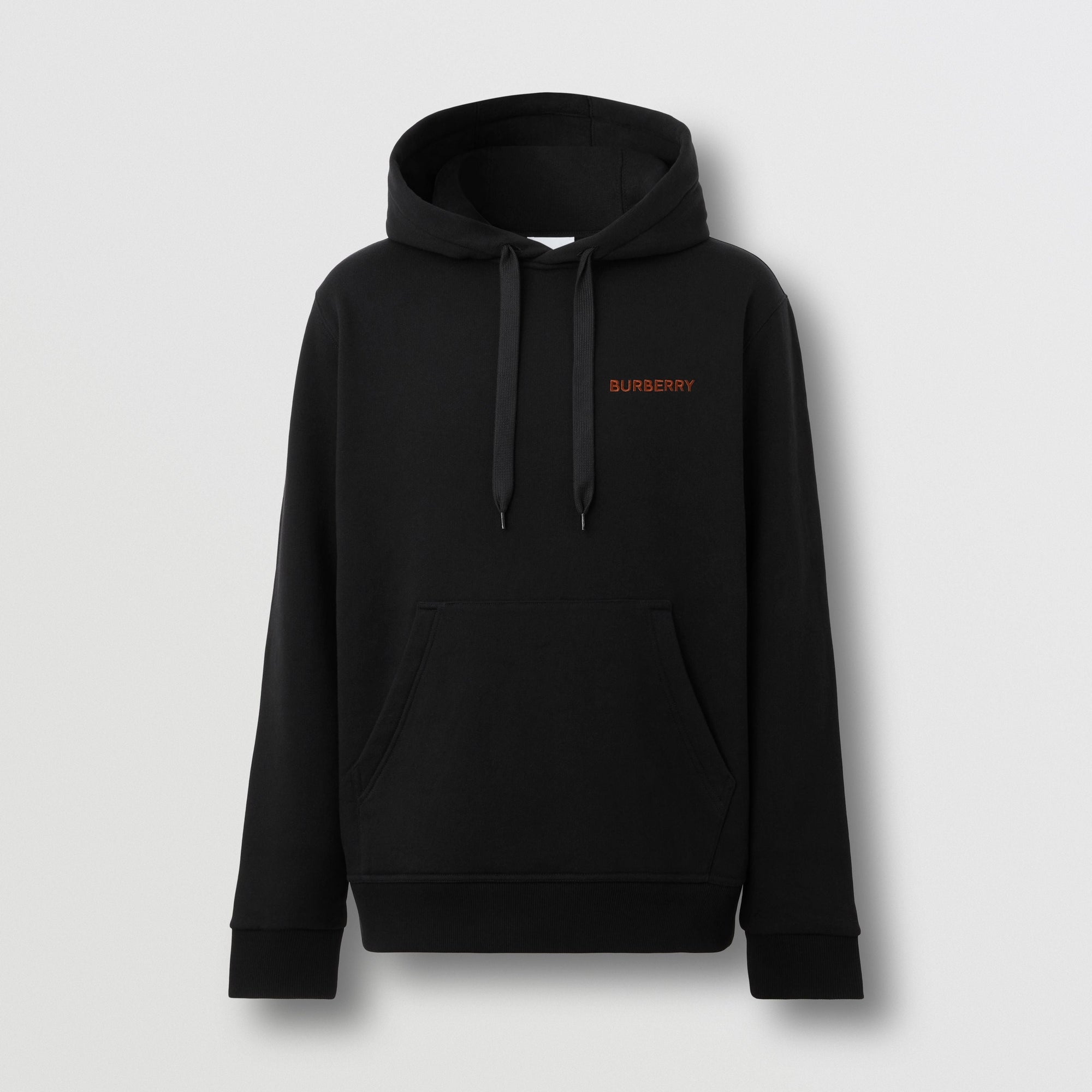 Sweat à capuche à motif monogramme - Black