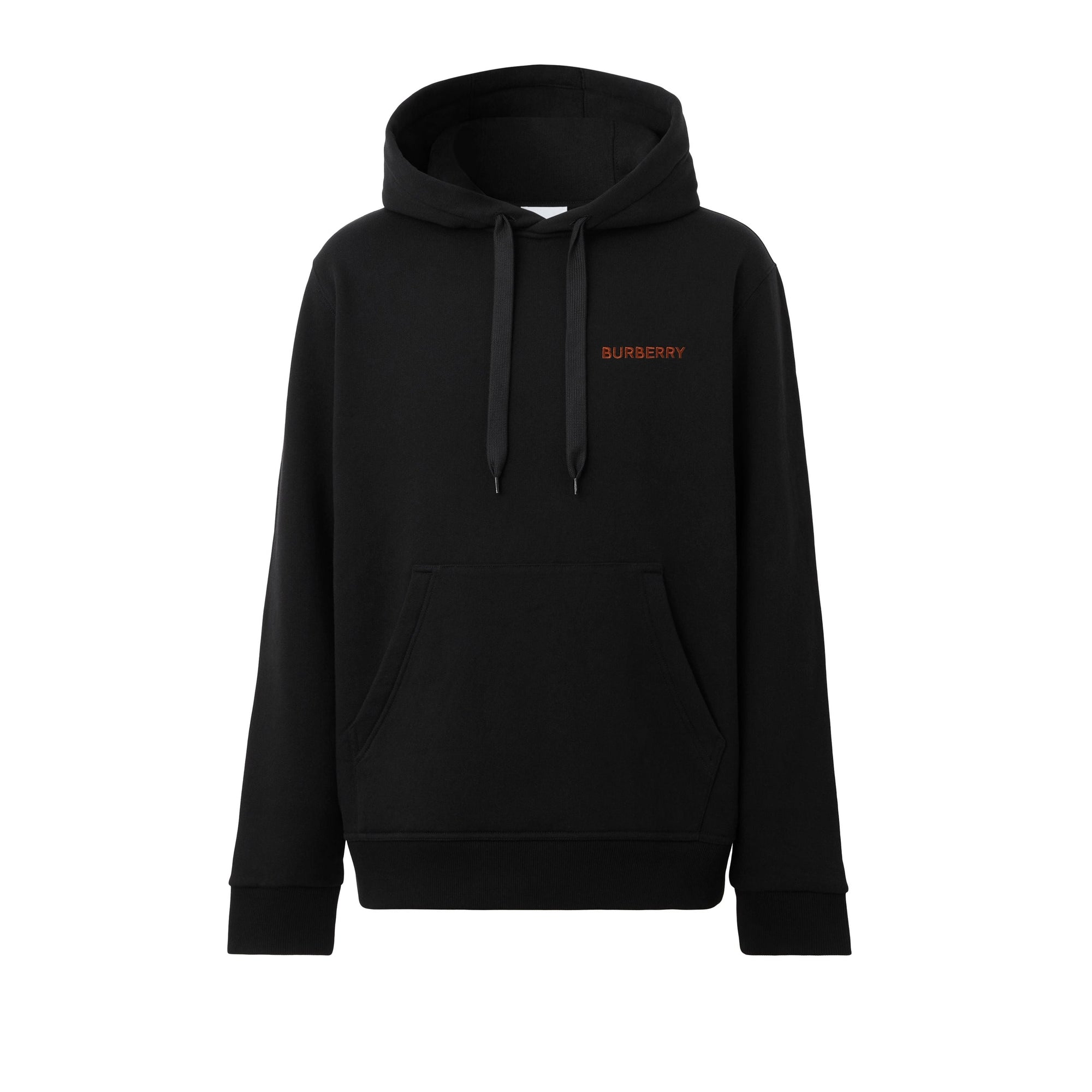 Sweat à capuche à motif monogramme - Black