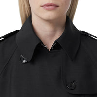 Combinaison trench sans manches en laine - Black
