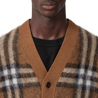Cardigan en jacquard de laine - Dark Birch Brown