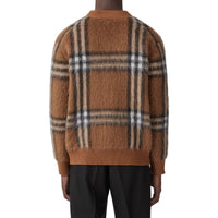 Cardigan en jacquard de laine - Dark Birch Brown