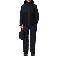 Veste légère bicolore à capuche repliable - Black