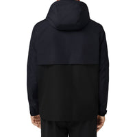 Veste légère bicolore à capuche repliable - Black