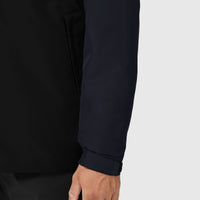 Veste légère bicolore à capuche repliable - Black