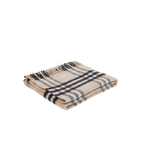 Couverture pour bébé en jacquard de cachemire - Soft Fawn