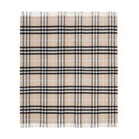 Couverture pour bébé en jacquard de cachemire - Soft Fawn