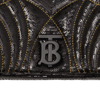 Petit sac Lola en cuir d'agneau à sequins édition limitée - Black