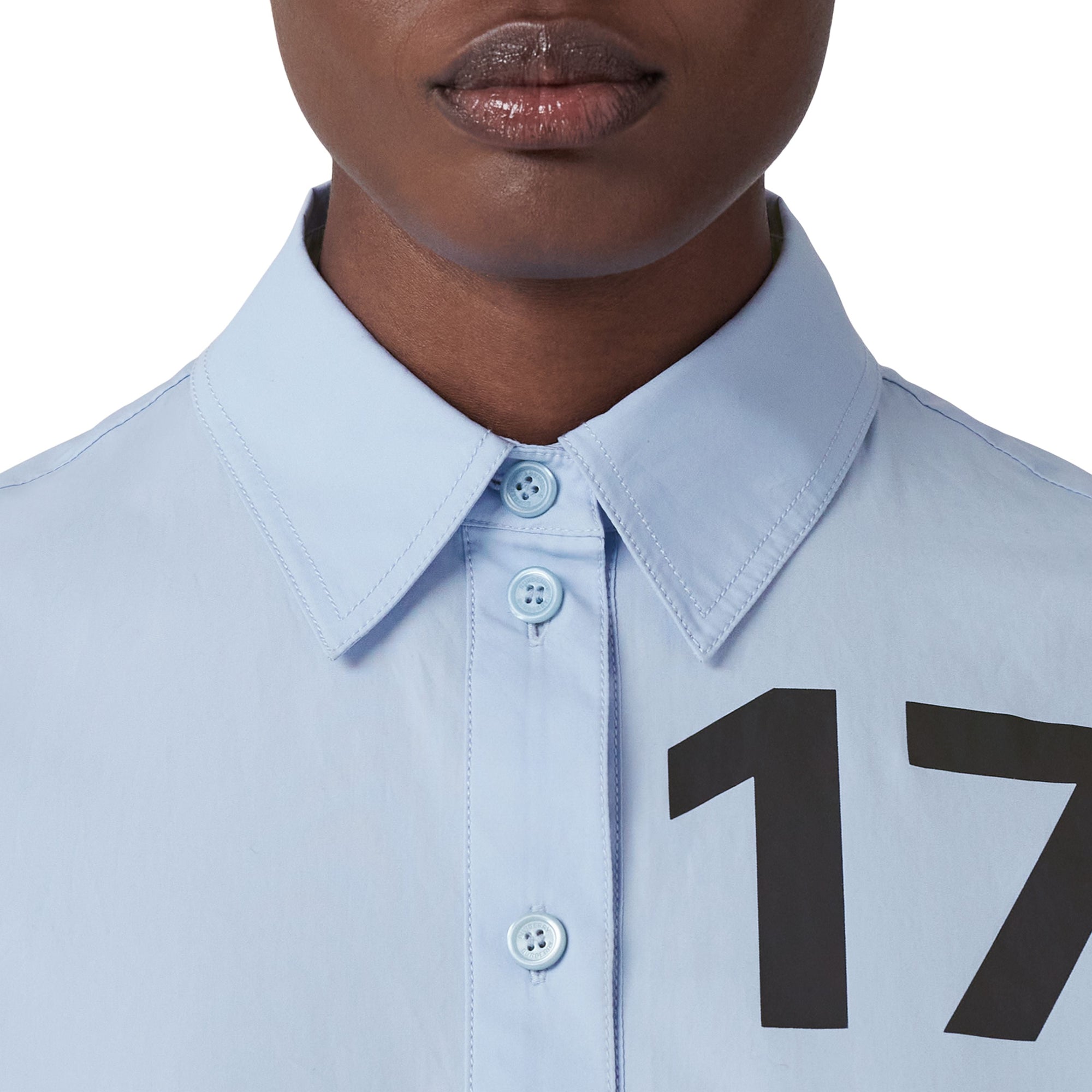 Robe chemise imprimé Horseferry à ceinture nouée - Sky Blue